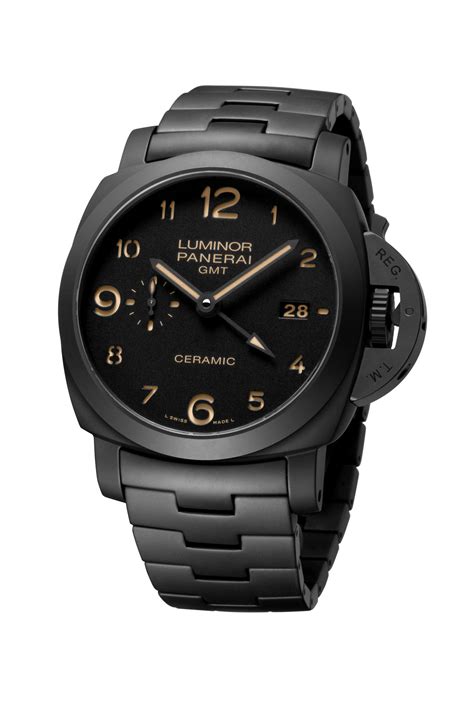 panerai luminor 1950 tourbillon gmt ceramica replica|luminor panerai 1950 price.